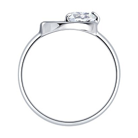 Кольцо SOKOLOV - Серебро 925, Фианит (арт. 94015001)
