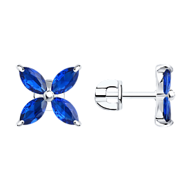 Серьги SOKOLOV - Серебро 925, Фианит (арт. 94024865)