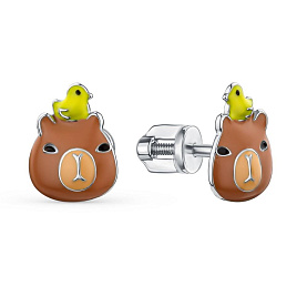 Серьги Мириада - Серебро 925, Эмаль (арт. 901062813)