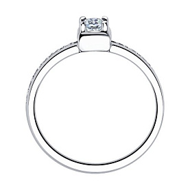 Кольцо Diamant - Серебро 925, Фианит (арт. 94-110-01553-1)