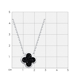 Колье Diamant - Серебро 925, Кристальная ткань (арт. 94-170-02342-1)