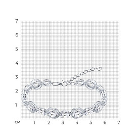 Браслет SOKOLOV - Серебро 925, Фианит (арт. 94051620)