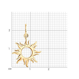 Подвеска SOKOLOV - Золото 585 (арт. 036926)