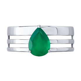 Кольцо SOKOLOV - Серебро 925, Агат (арт. 92014725)