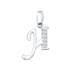 Подвеска SOKOLOV - Серебро 925, Фианит (арт. 94030453)