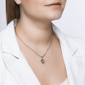 Подвеска SOKOLOV - Серебро 925, Кварц, Фианит (арт. 92030561)