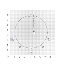 Браслет SOKOLOV - Серебро 925, Фианит (арт. 94051177)