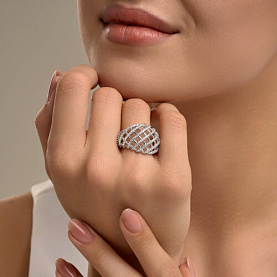 Кольцо SOKOLOV - Серебро 925, Фианит (арт. 94014727)