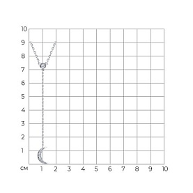 Колье SOKOLOV - Серебро 925, Фианит (арт. 94070702)