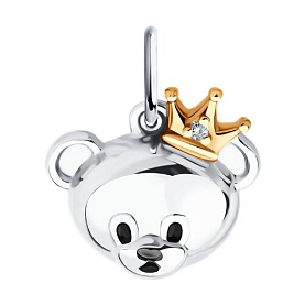 Подвеска Diamant - Серебро 925, Фианит (арт. 94-130-02237-1)