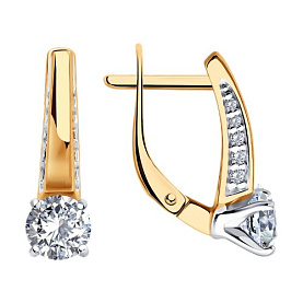 Серьги Diamant - Серебро 925, Фианит (арт. 93-120-02129-1)