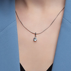 Подвеска SOKOLOV - Серебро 925, Топаз (арт. 92030776)