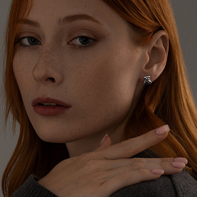 Серьги SOKOLOV - Серебро 925, Эмаль (арт. 94026010)