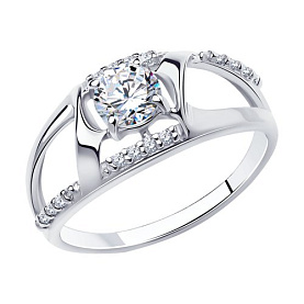 Кольцо Diamant - Серебро 925, Фианит (арт. 94-110-00733-1)