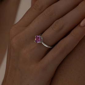 Кольцо SOKOLOV - Серебро 925, Аметист (арт. 92011791)