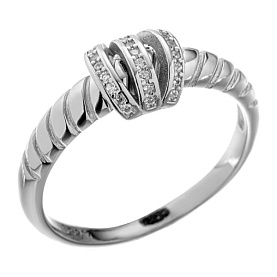 Кольцо Мастер Клио - Серебро 925, Фианит (арт. 22К152594)