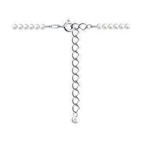 Колье SOKOLOV - Серебро 925, Жемчуг имитация, Жемчуг культивированный (арт. 92070101)