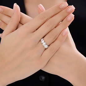Кольцо Diamant - Серебро 925 (арт. 94-110-00008-1)