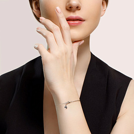 Браслет SOKOLOV - Серебро 925, Фианит (арт. 94050672)