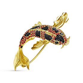 Брошь Мириада - Серебро 925, Фианит (арт. 901082756)