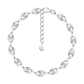 Браслет SOKOLOV - Серебро 925, Фианит (арт. 94051584)