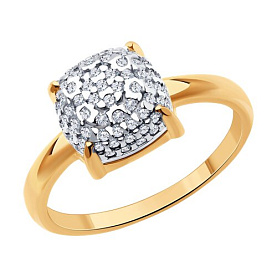 Кольцо Diamant - Серебро 925, Фианит (арт. 93-110-01827-1)