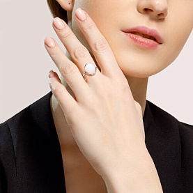 Кольцо SOKOLOV - Серебро 925, Опалит (арт. 83010153)