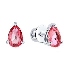 Серьги Diamant - Серебро 925, Кристалл (арт. 94-122-00210-2)