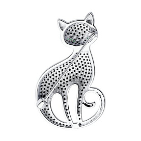 Брошь SOKOLOV - Серебро 925, Фианит (арт. 94040300)