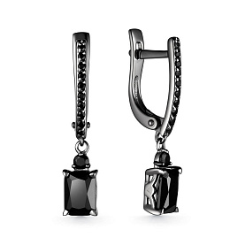Серьги Дар - Серебро 925, Шпинель (арт. С-3693чрс416)