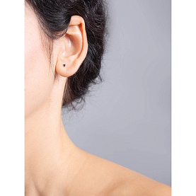 Серьга Галатея - Серебро 925, Фианит (арт. 3004.2)