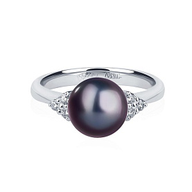 Кольцо Platinum Lab. - Платина 950 (арт. ПК-212Ч-01)