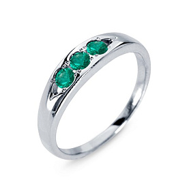 Кольцо Platinum Lab. - Платина 950 (арт. ПК-043И-01)