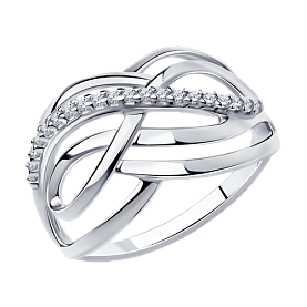 Кольцо Diamant - Серебро 925, Фианит (арт. 94-110-00696-1)