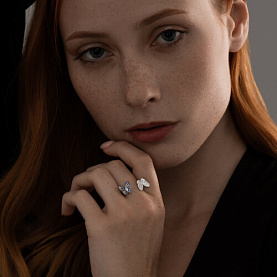 Кольцо SOKOLOV - Серебро 925, Фианит (арт. 94013813)