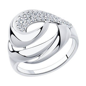 Кольцо Diamant - Серебро 925, Фианит (арт. 94-110-00729-1)