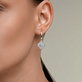 Серьги SOKOLOV - Серебро 925, Фианит (арт. 94027773)