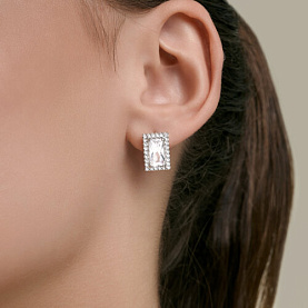 Серьги Diamant - Серебро 925, Фианит (арт. 94-120-00202-3)