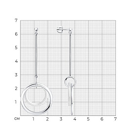 Серьги SOKOLOV - Серебро 925, Керамика (арт. 94025329)
