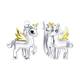 Серьги SOKOLOV - Серебро 925, Фианит (арт. 94027350)