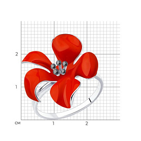 Кольцо SOKOLOV - Серебро 925, Эмаль (арт. 94013387)