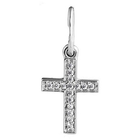 Подвеска Галатея - Серебро 925, Фианит (арт. 4236.1)