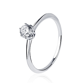 Кольцо Platinum Lab. - Платина 950, Бриллиант (арт. ПК-055-04)