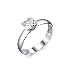 Кольцо Дар - Серебро 925, Синтетический муассанит (арт. К-3689рс16128)