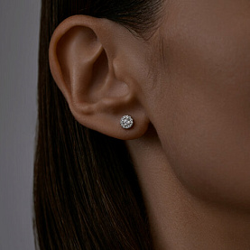 Серьги SOKOLOV - Серебро 925, Фианит (арт. 94021887)