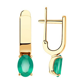 Серьги SOKOLOV - Золото 375, Агат (арт. 37725832)