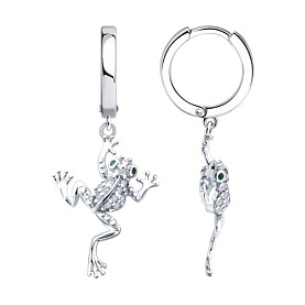 Серьги SOKOLOV - Серебро 925, Фианит (арт. 94027081)