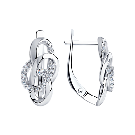 Серьги Diamant - Серебро 925, Фианит (арт. 94-120-00756-1)