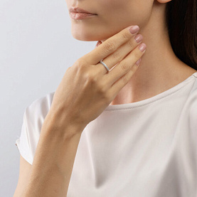 Кольцо SOKOLOV - Золото 375, Фианит (арт. 017149-4)