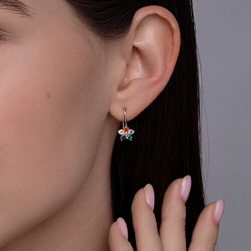 Серьги Diamant - Серебро 925, Фианит (арт. 94-120-02141-1)